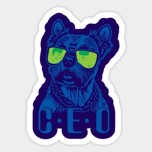CEO Dog Sticker